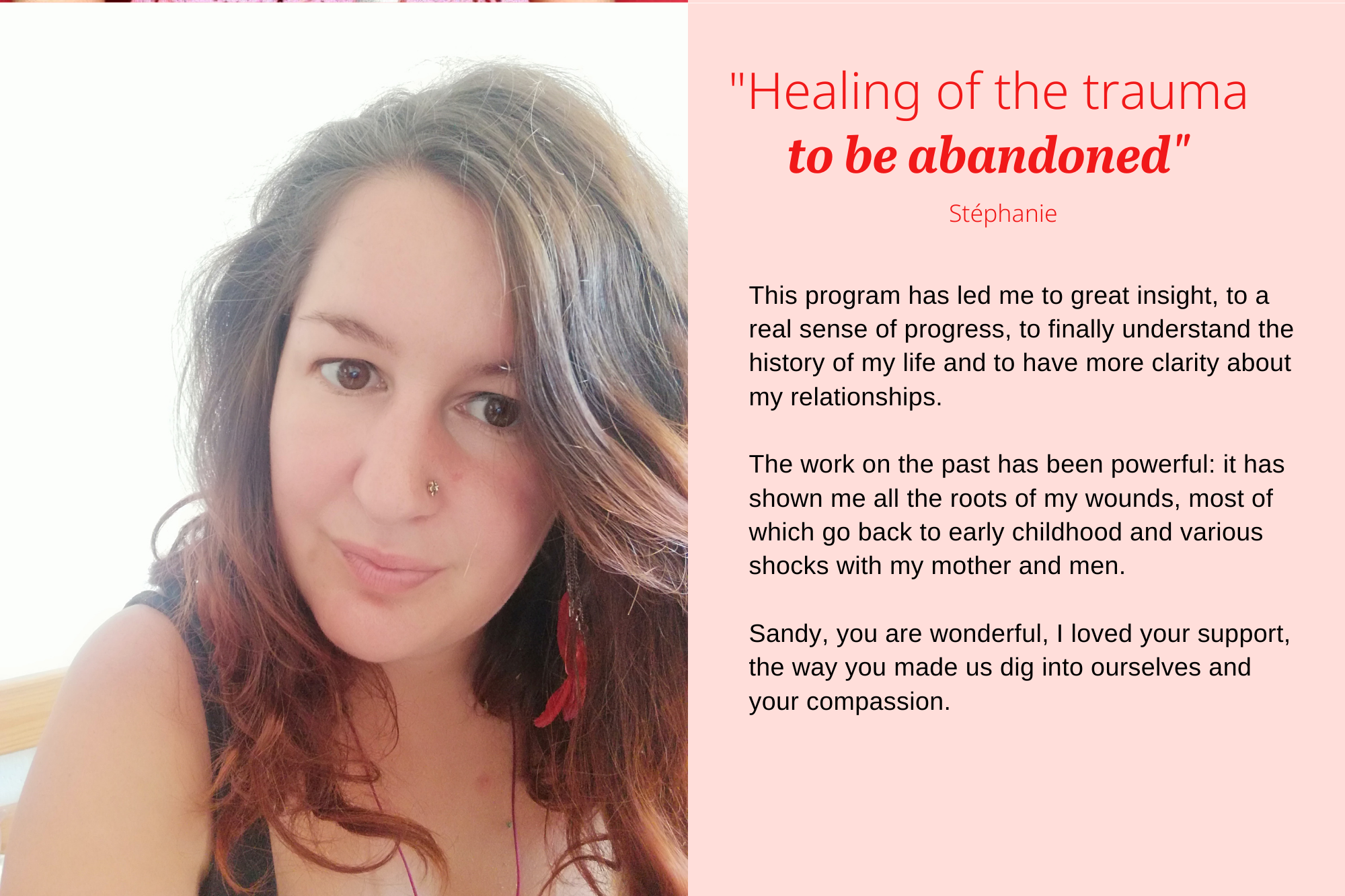 EN_Testimonials_lovecoach_Healing of the trauma to be abandoned